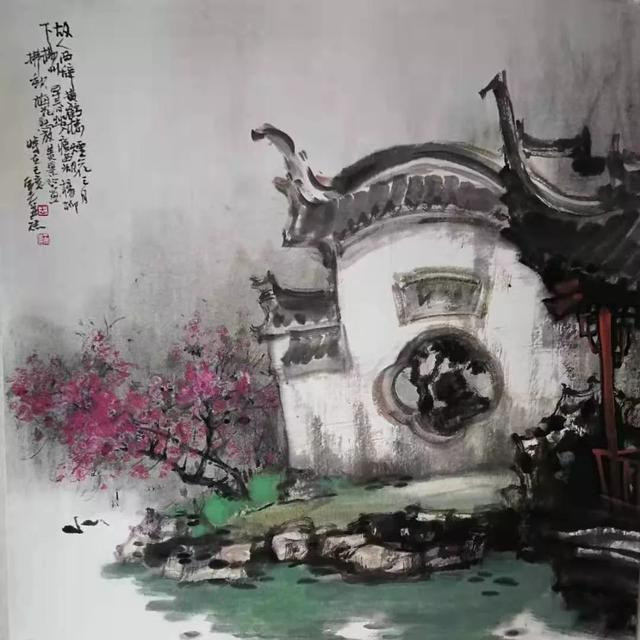 写意江南——王辰光水墨民居系列作品欣赏