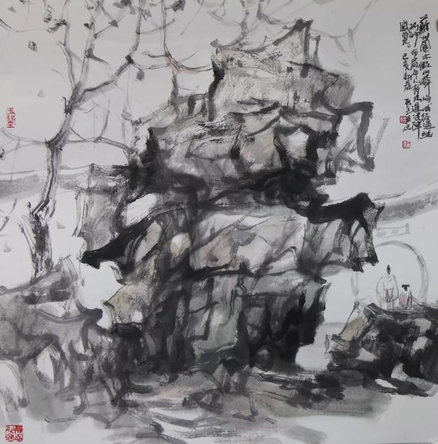 写意江南——王辰光水墨民居系列作品欣赏