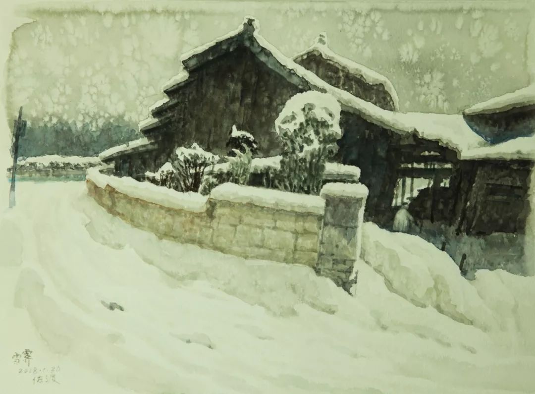 写意江南——王辰光水墨民居系列作品欣赏