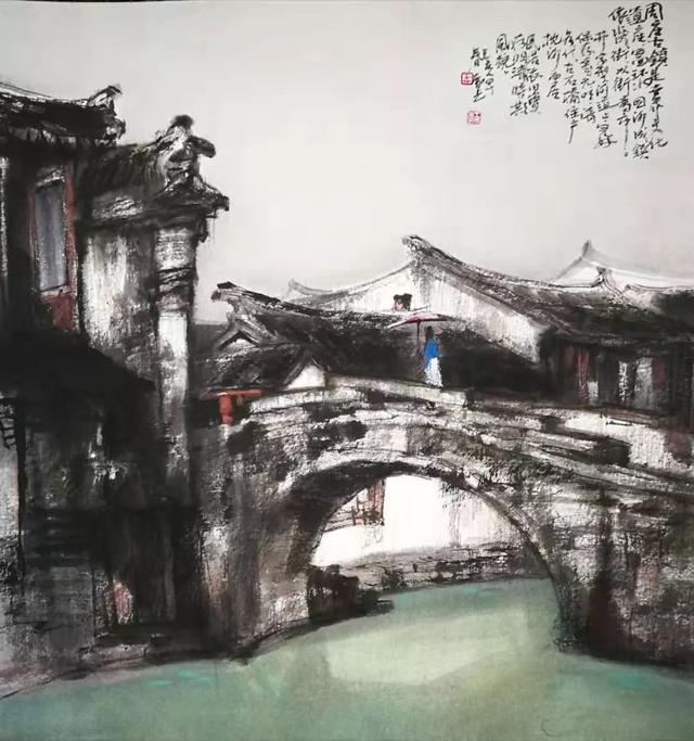 写意江南——王辰光水墨民居系列作品欣赏