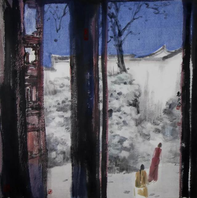 写意江南——王辰光水墨民居系列作品欣赏
