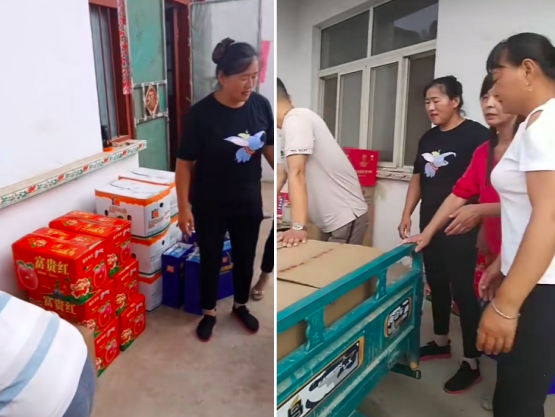 “大衣哥”为儿子办订婚宴,一改简朴作风超阔绰,见面礼用卡车拉
