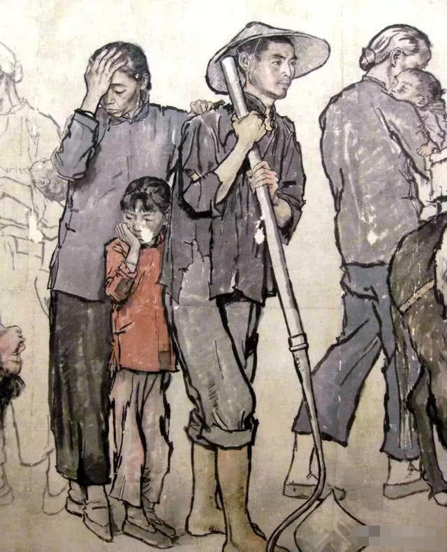 课本里的杜甫是他的自画像,水墨画堪称一绝,功力不输徐悲鸿