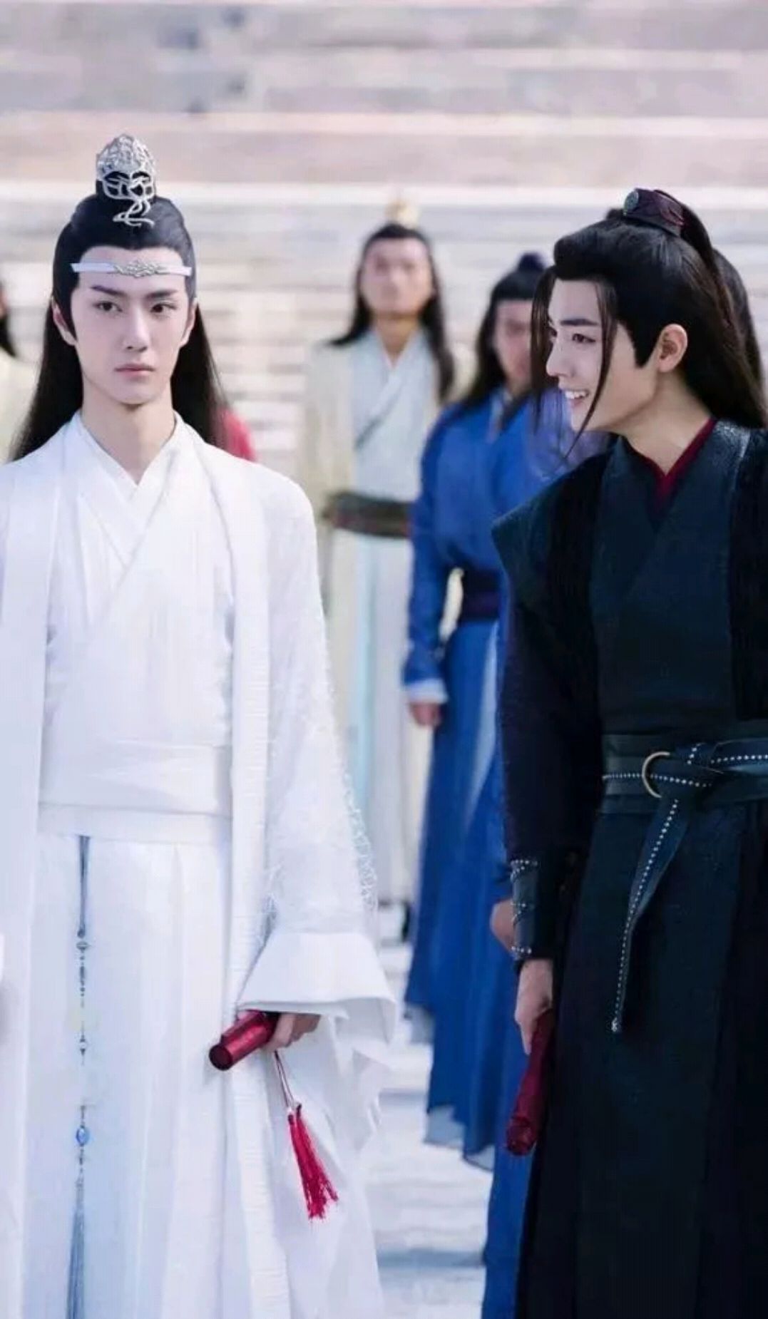 《陈情令》王一博与肖战,蓝忘机与魏无羡,一开始入眼再后来入戏
