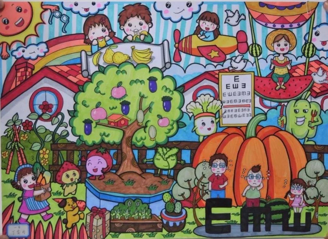 爱眼护眼!慈溪这些中小学生的绘画作品获奖啦!