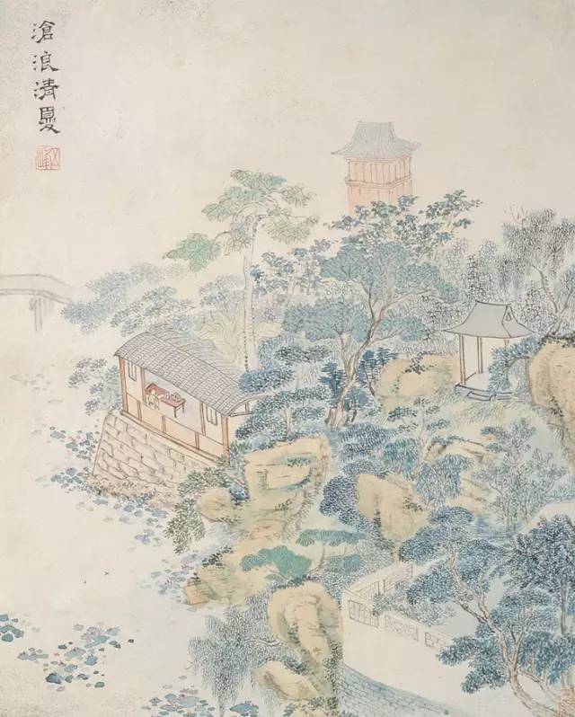 明代大师文伯仁精品画作欣赏