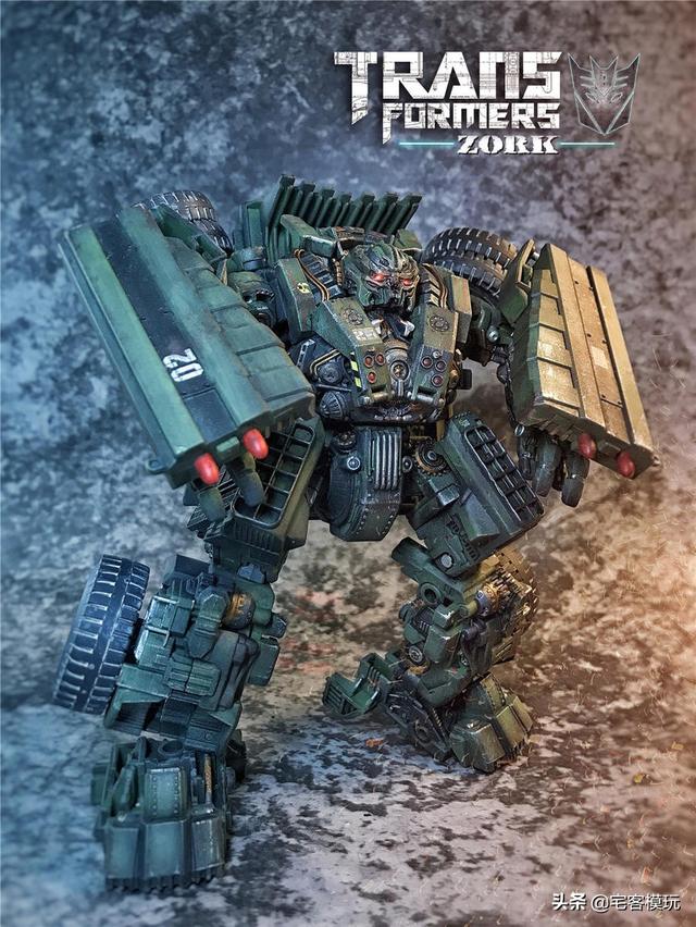 模玩秀:SS42变形金刚拖斗 重涂作品
