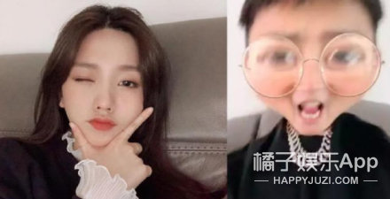 黄子韬女友是韩国人?自拍是挺美的,但素颜就是纯路人的水平吧?