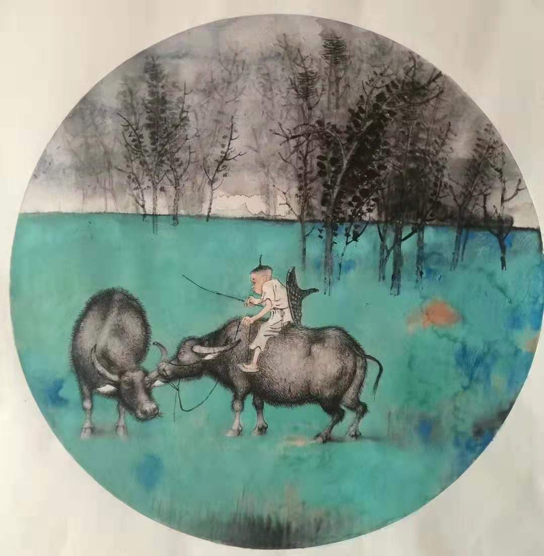 中国画名家——画家戴顺智作品欣赏