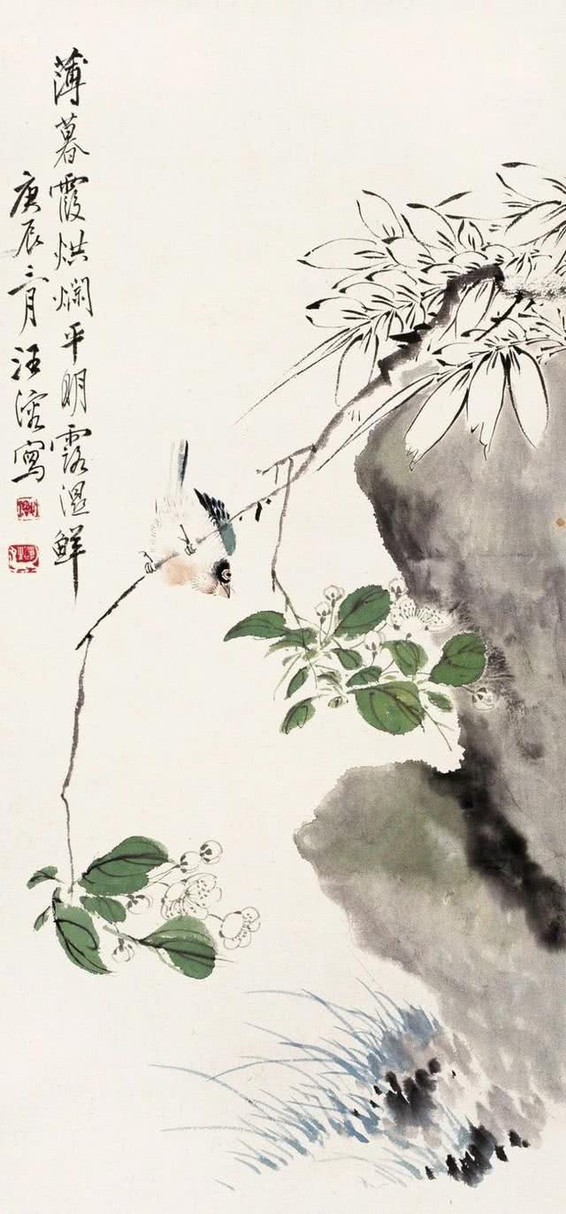 画鸟胜过王雪涛,画花胜过齐白石,他无门无派,国画意境却一流
