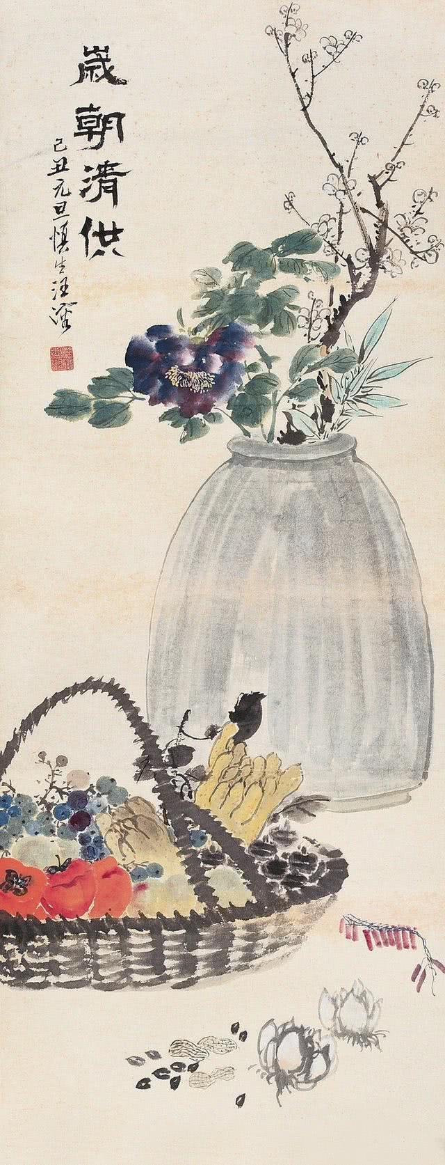 画鸟胜过王雪涛,画花胜过齐白石,他无门无派,国画意境却一流