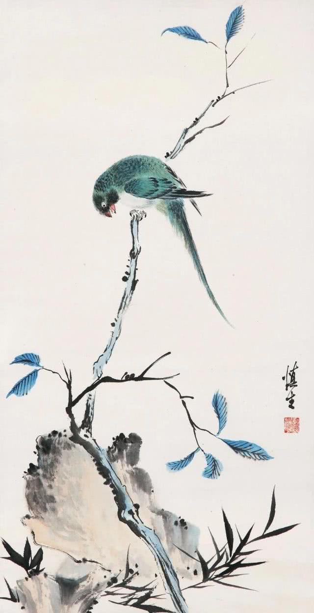 画鸟胜过王雪涛,画花胜过齐白石,他无门无派,国画意境却一流