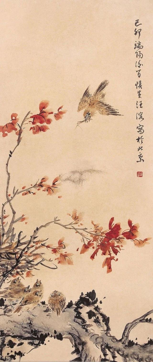画鸟胜过王雪涛,画花胜过齐白石,他无门无派,国画意境却一流
