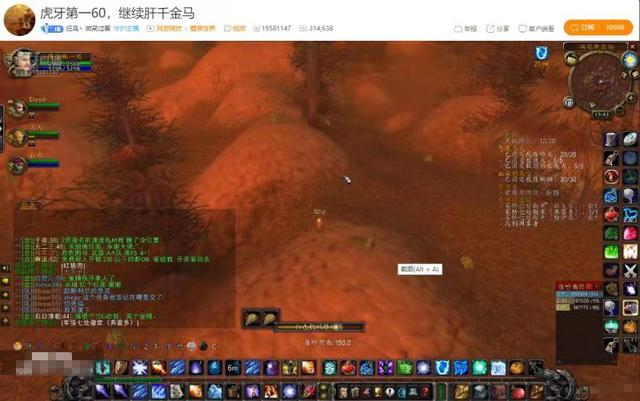 魔兽世界怀旧服:虎牙主播拿到两项荣誉,二细自嘲是凝神骑士