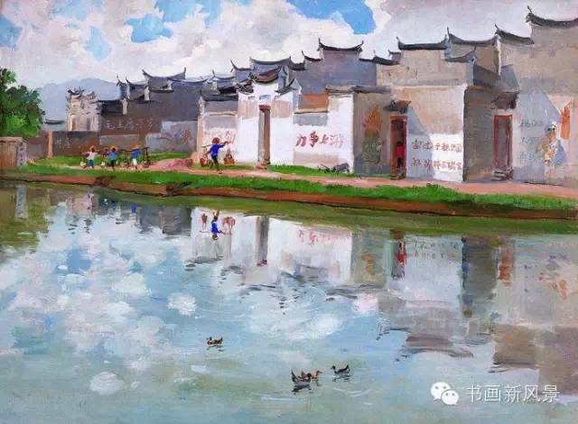 吴冠中的油画,美得像国画!