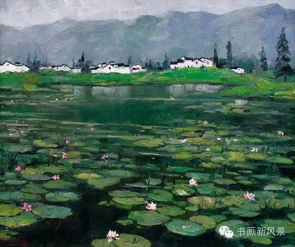 吴冠中的油画,美得像国画!