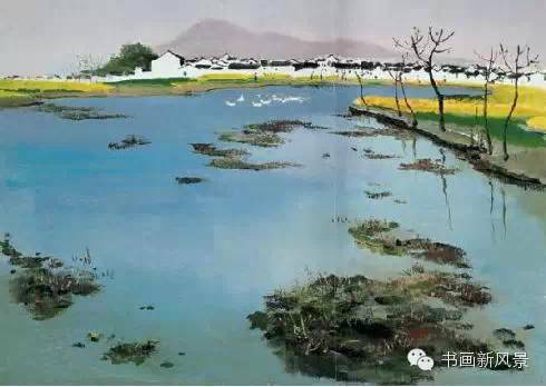 吴冠中的油画,美得像国画!