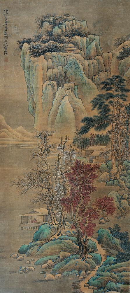 明代画家,浙派后期代表画家之一,蓝瑛山水作品欣赏
