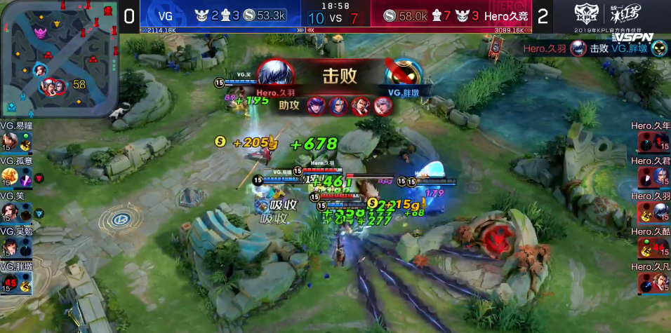 王者荣耀:安琪拉登场获胜!Hero久竞的套路是越来越多了