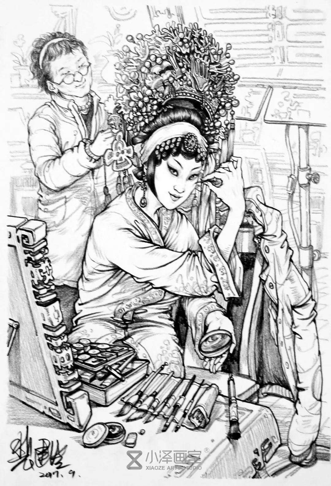 【北京小泽画室】速写主·教裴建皓