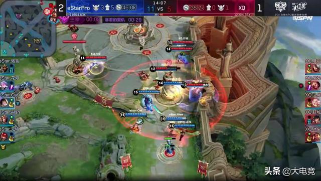 王者荣耀KPL:猫神关键时刻闪现进场奠定胜局,eStarPro3:1战胜XQ
