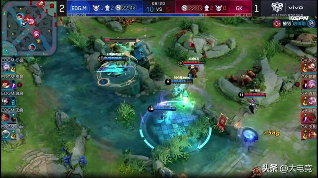 王者荣耀KPL:无痕回归,EDG.M 3:1战胜GK