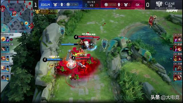 王者荣耀KPL:无痕回归,EDG.M 3:1战胜GK