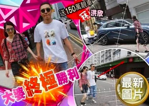 洪欣当街吞云吐雾,完全不顾形象,表情凝重疑似心事重重
