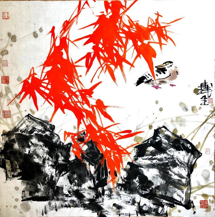何铁生国画的魅力——笔墨相生,妙在用水