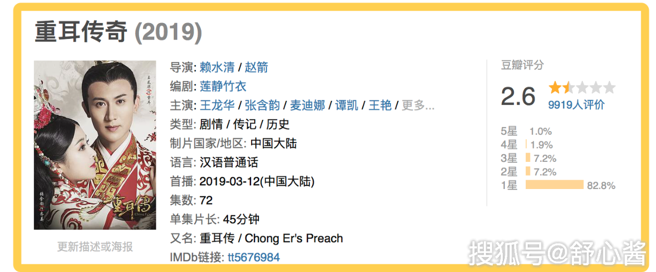 倚天四美十六年,贾静雯斩获视后、高圆圆幸福,而她拍2.6分烂剧
