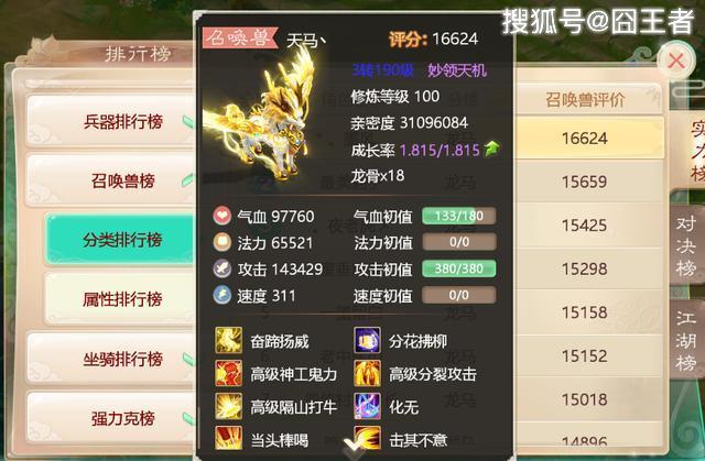 大话西游手游:最适合平民玩家的神兽,平民应该用什么召唤兽?