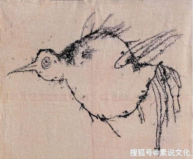 画只丑鸟,还能拍出25万,网友:不如祝枝山画的小鸡啄米图