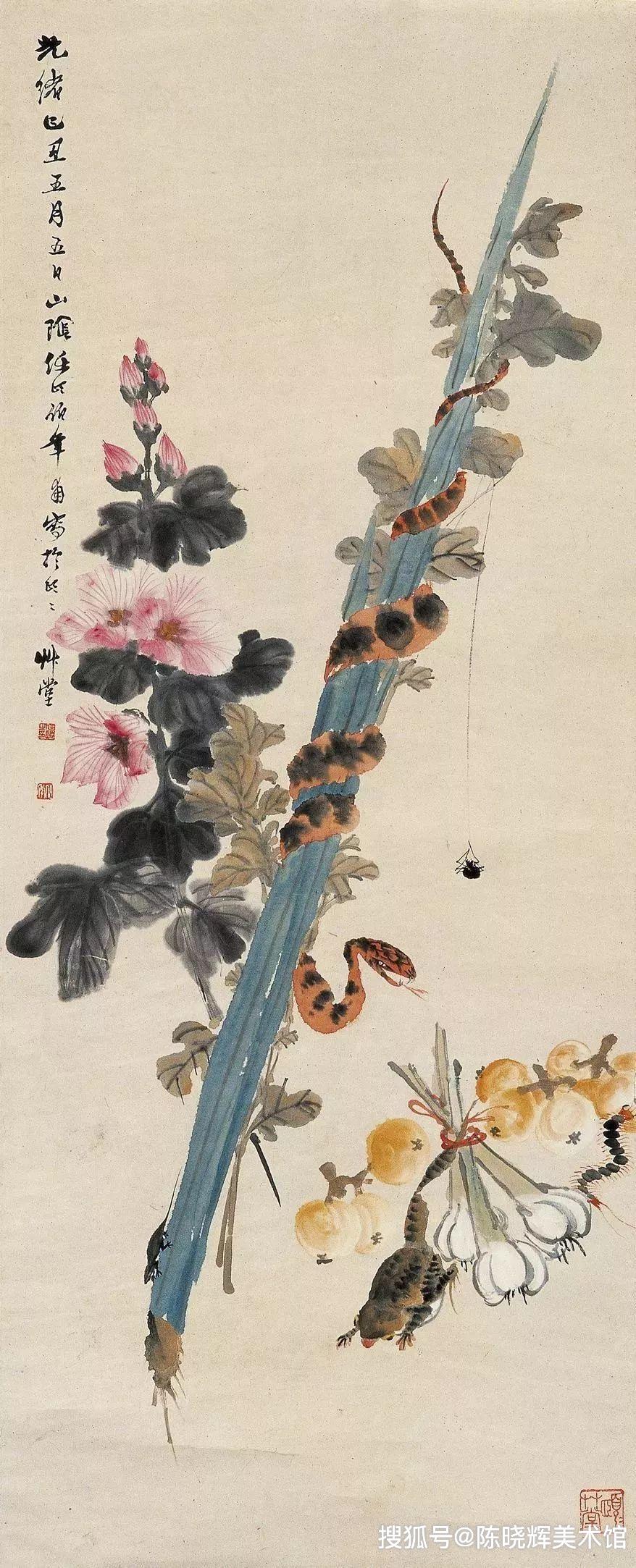 融入西洋绘画的技艺,创新花鸟画传统技法,他的作品是难得的经典