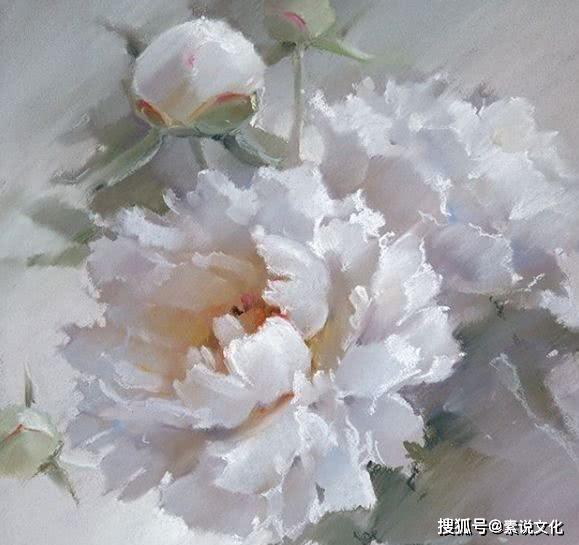 难得一见的粉笔画,虚幻又有神秘感,画出了大家梦中的样子