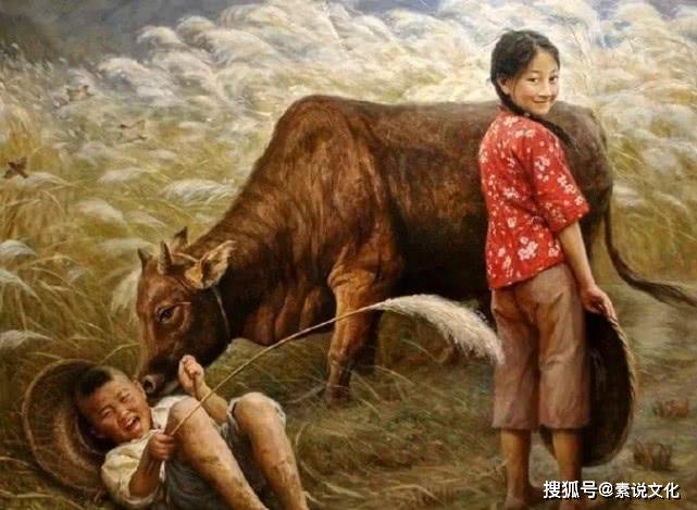 他的油画里,有说不尽的乡愁,有关于故乡的最后一点记忆