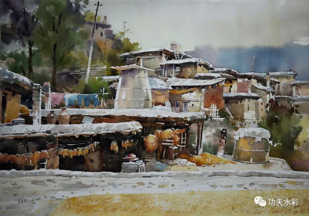肖平西的水彩画