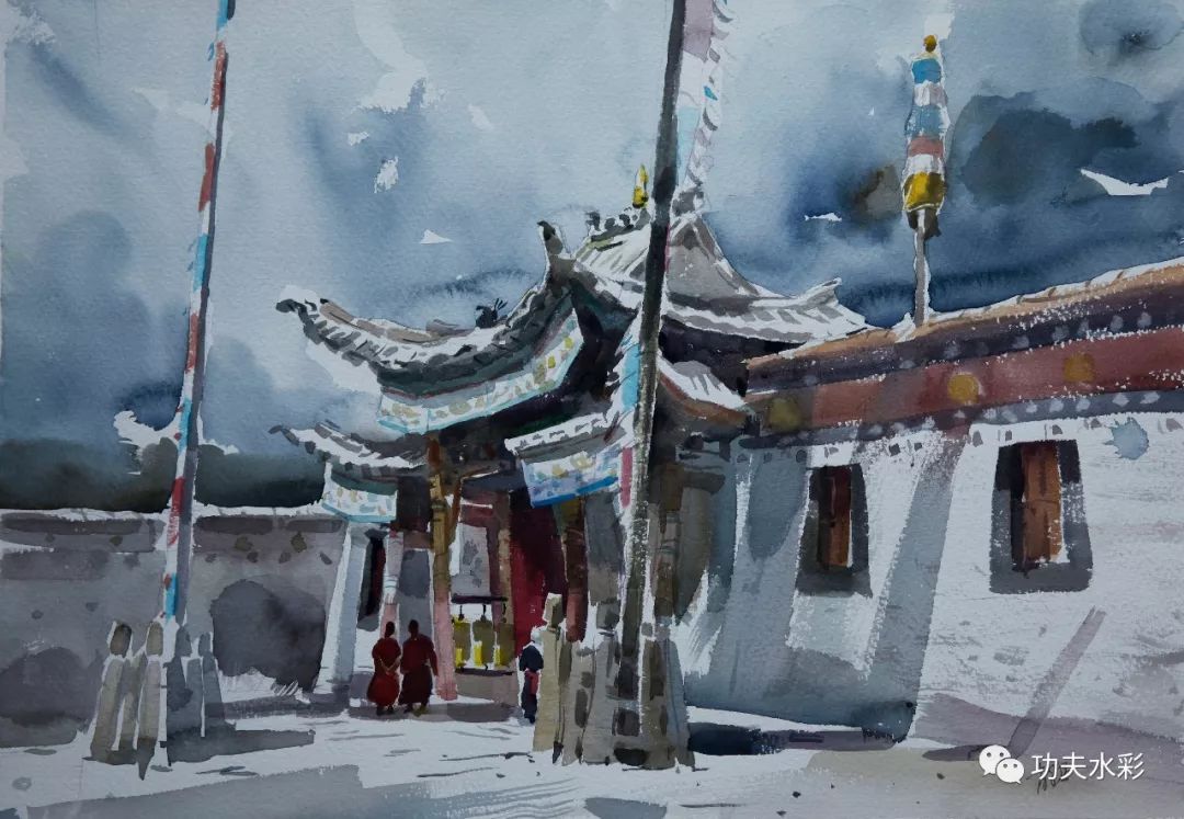 肖平西的水彩画