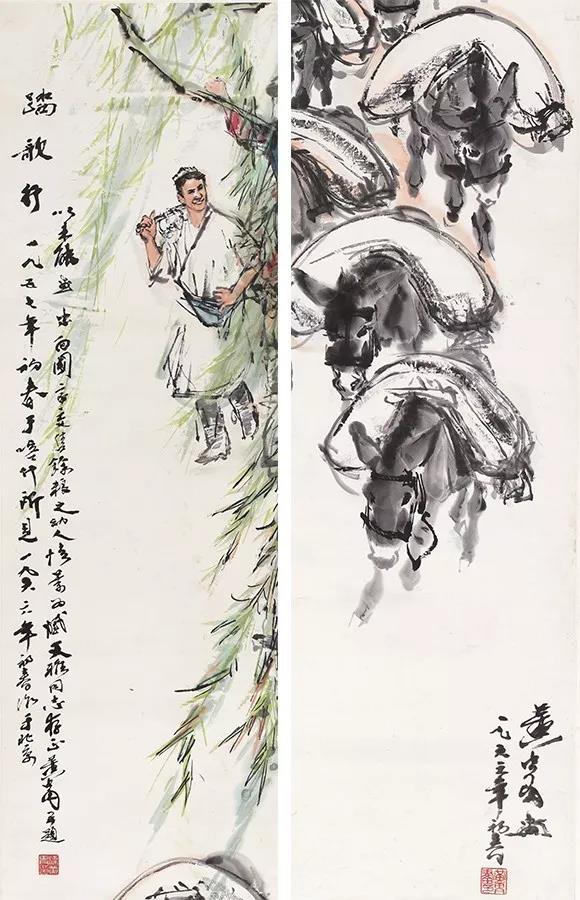 中贸圣佳2019秋拍 | 在生活中起草稿 黄胄《踏歌行》