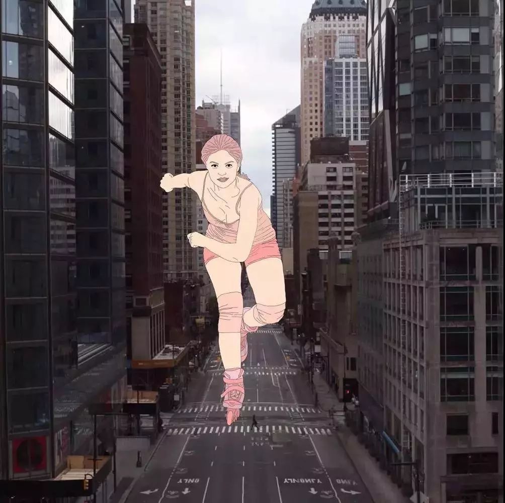 不是生活太无趣,是你太无聊!波兰美少女用插画“入侵”世界各角落,圈粉无数刷爆ins