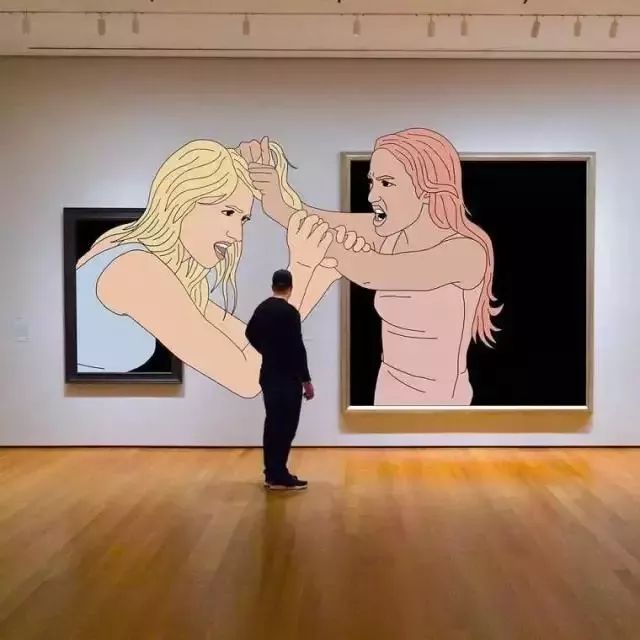 不是生活太无趣,是你太无聊!波兰美少女用插画“入侵”世界各角落,圈粉无数刷爆ins