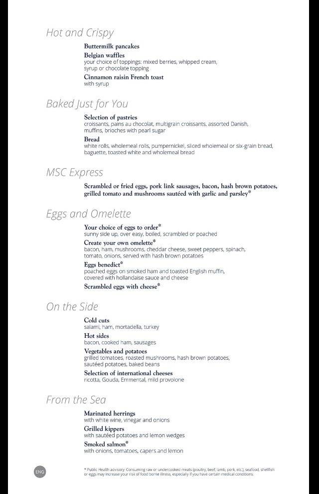 【转载】MSC Bellissima荣耀号 西地中海航线体验