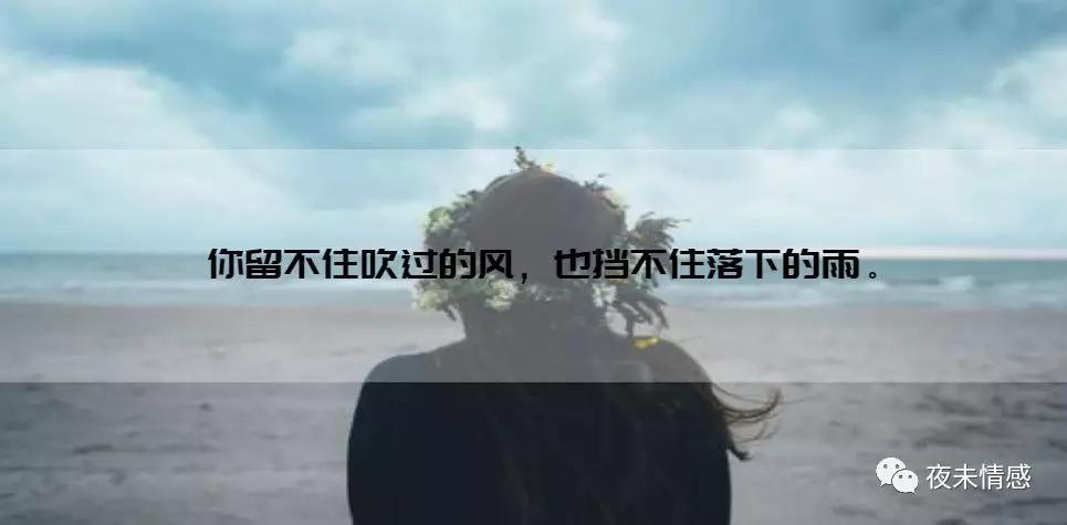 感情,强求的不美,追来的很累