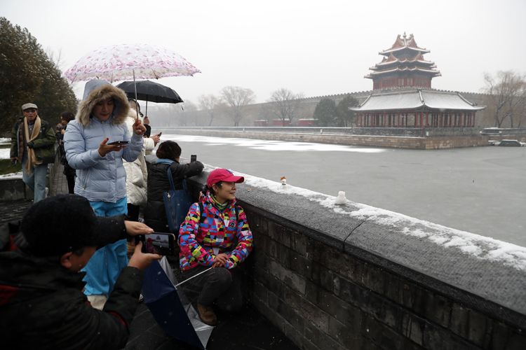 第二场雪 | 镜头(七)故宫闭馆 大雪“敲门”