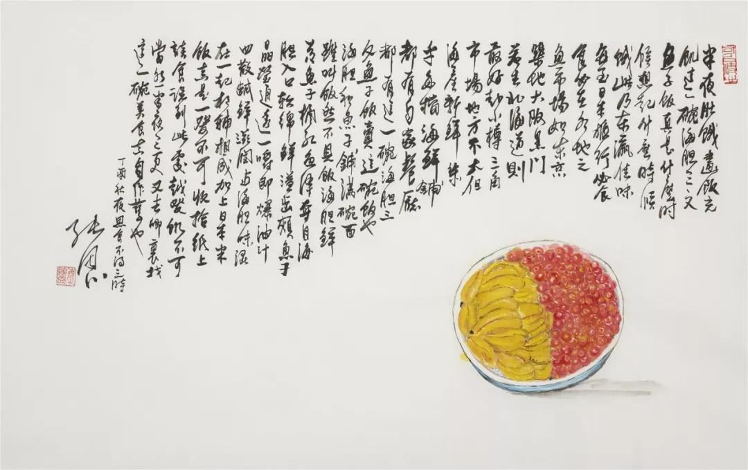 红烧肉、油条、大闸蟹……他用一支画笔,就引得无数吃货流口水