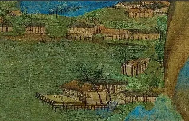 放大10倍后的古画,这些细节很有意思