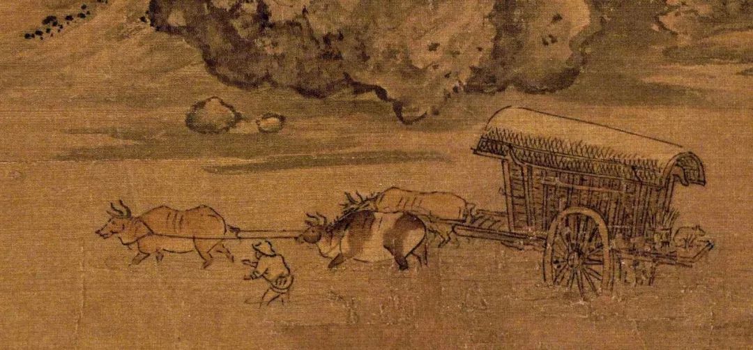 放大10倍后的古画,这些细节很有意思