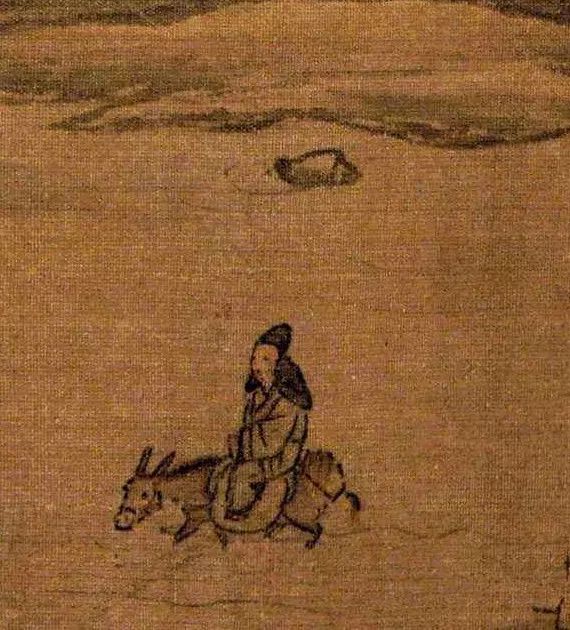 放大10倍后的古画,这些细节很有意思