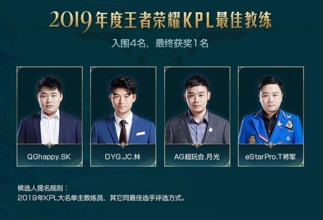 王者荣耀:AG超玩会月光获奖了,打败KPL三大教练,还把ID改了!