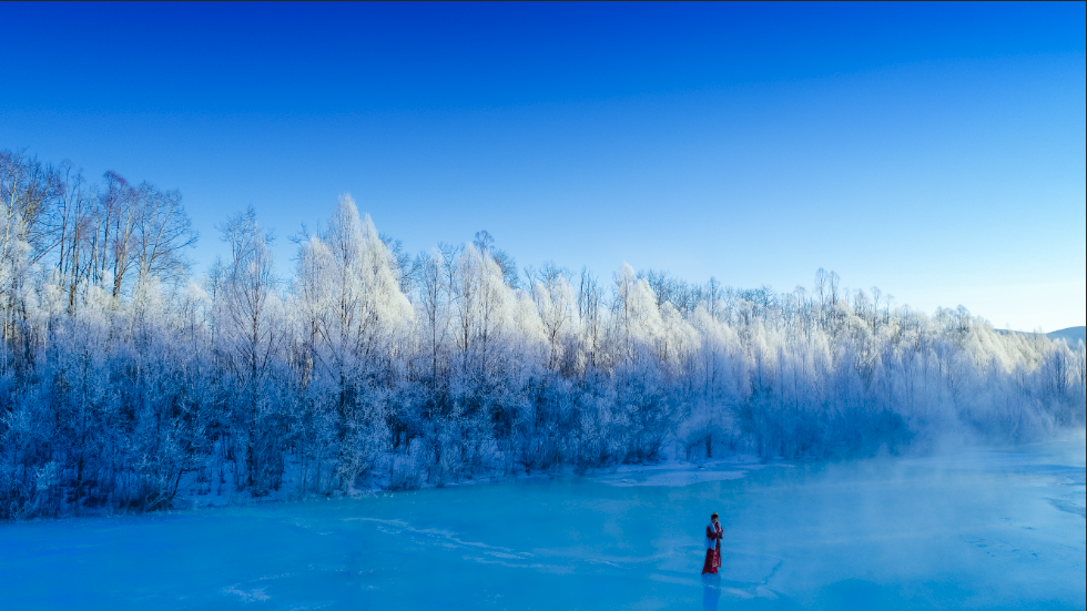 大美中国!大兴安岭新林区的冬天,雪覆千山,玉树琼林,仿如仙境