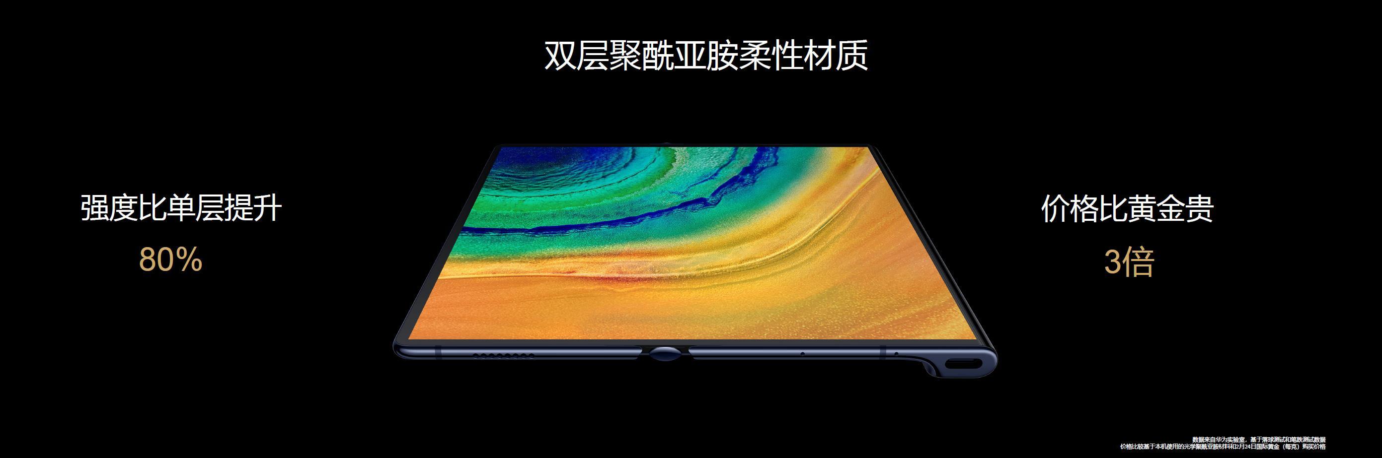 2499欧!华为发布全新5G折叠屏手机HUAWEI Mate Xs